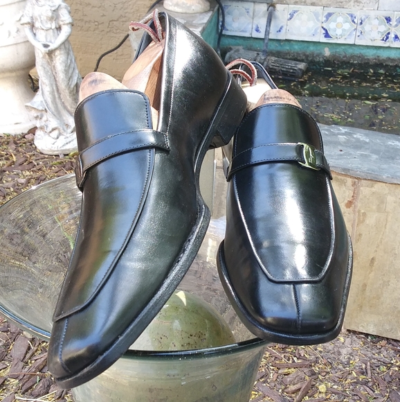 🆕 $SOLD$ Salvatore Ferragamo Black Split Toe Slip On Loafers - Picture 12 of 16